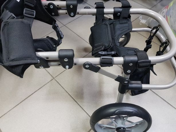 Wózek inwalidzki dla psa i kota , uprzęże rehabilitacyjne