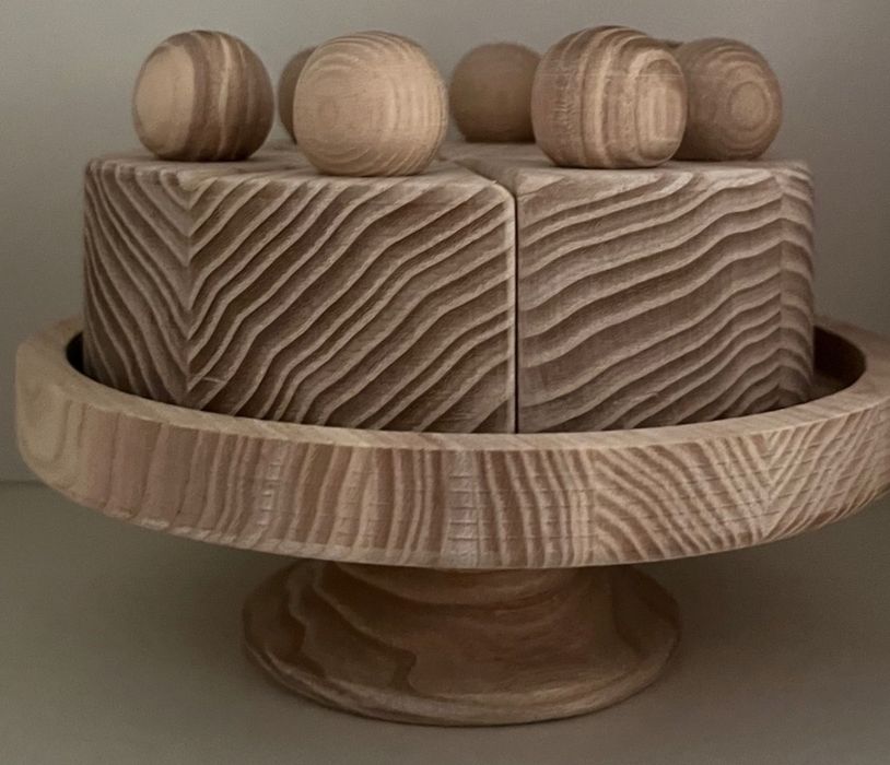 Торт из дерева игрушка