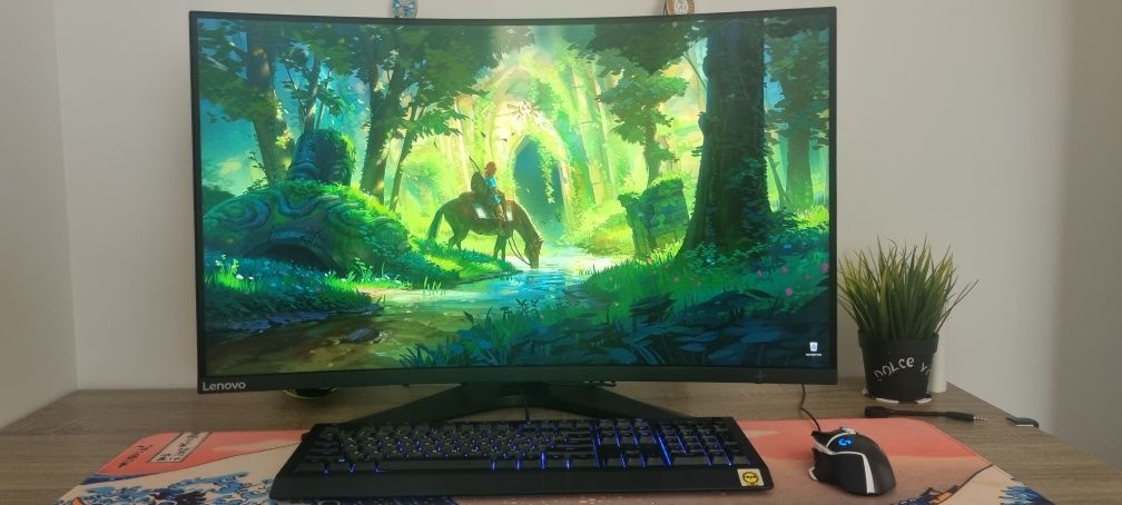 Komputer gamingowy + monitor