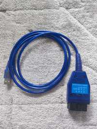 Kabel USB OBD 2 KKL 16pin + adapter 3 pin