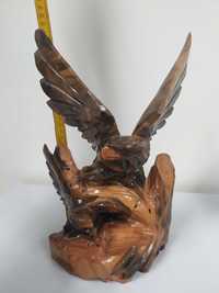 Орел дерев'яний різьблений