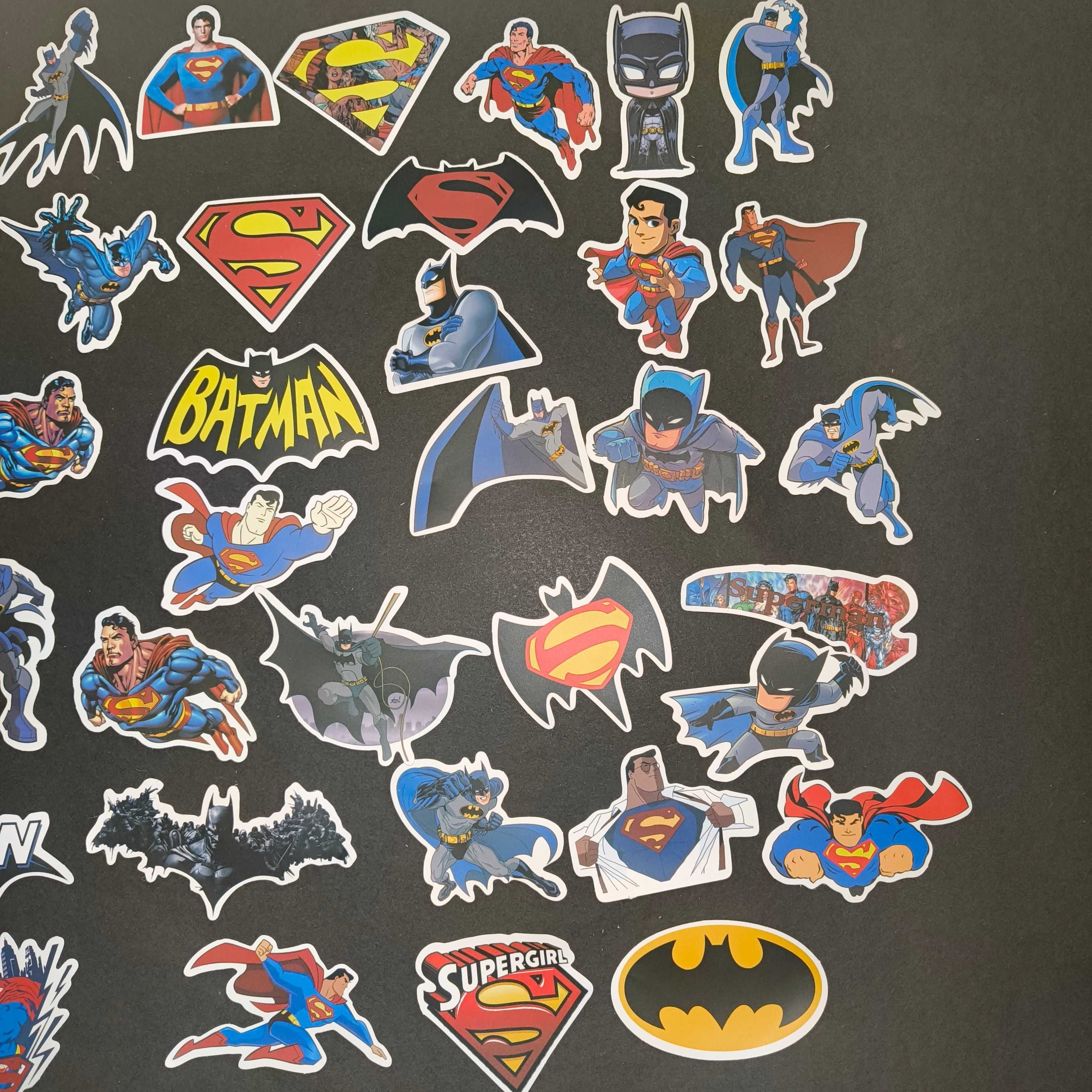45 Autocolantes Super Heróis Batman Spider Man