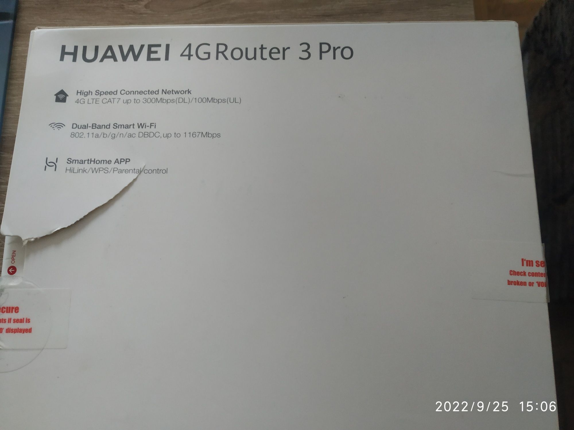 HUAWEI 4G Router 3 Pro
