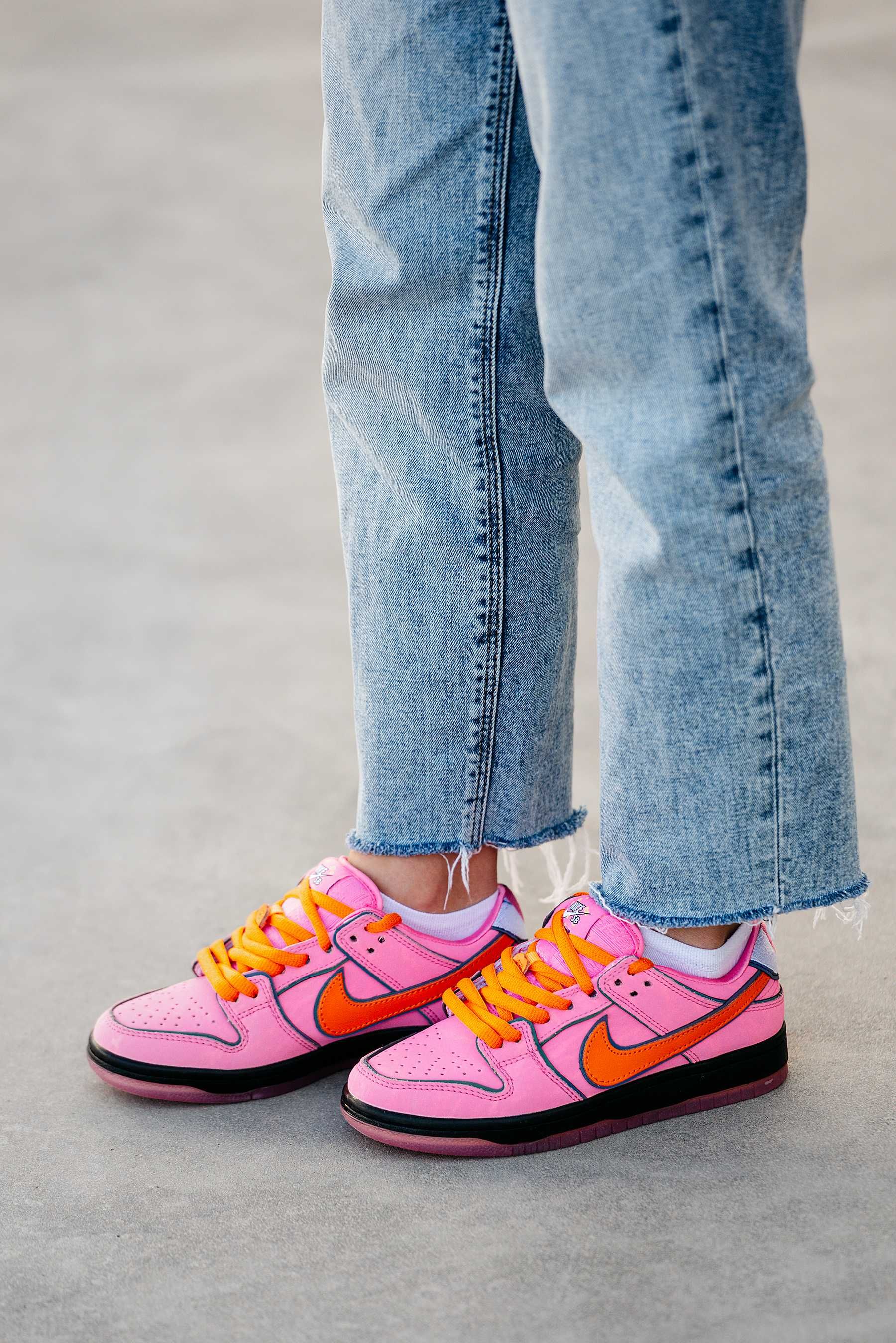 Кроссовки Nike SB Dunk Low x Powerpuff Girls Pink