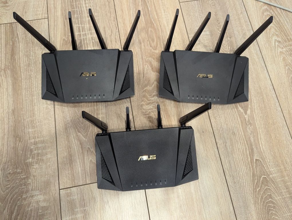 Бездротовий маршрутизатор (роутер) ASUS RT-AX58U  v1 WIFI 6 AiMesh 19v