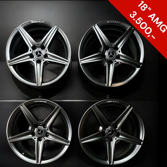 Oryginalne Felgi Mercedes Benz 18" AMG z szerszym tyłem