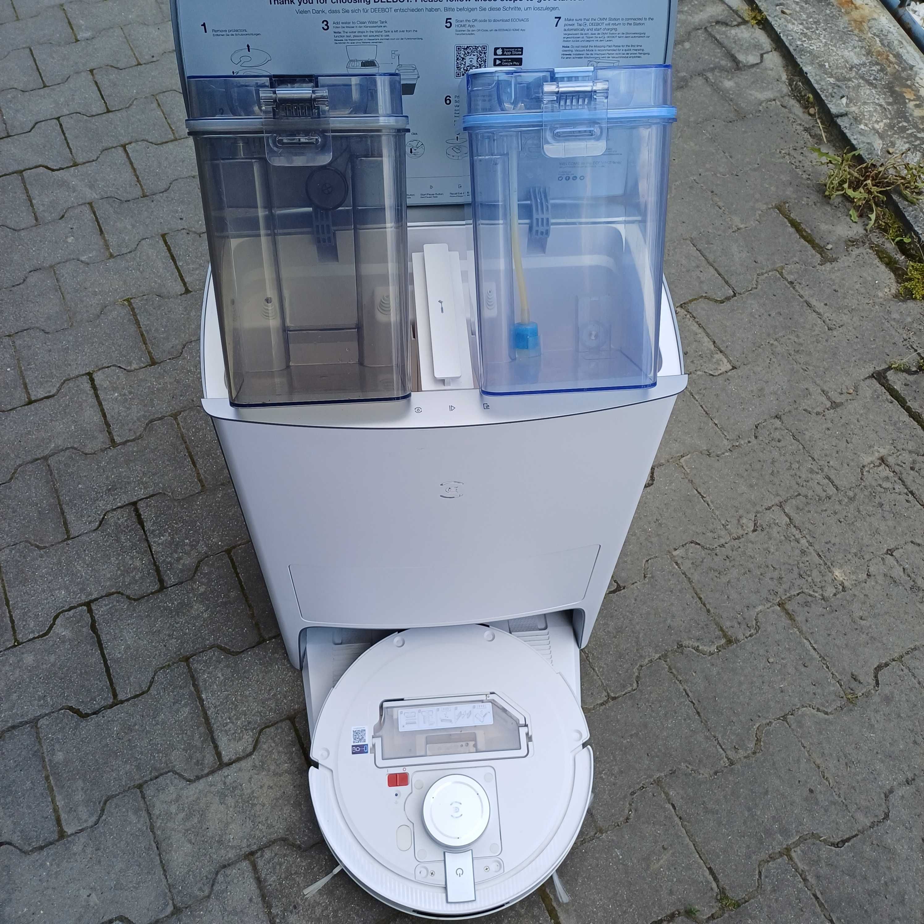 ECOVACS DEEBOT X1 OMNI, odkurzacz automatyczny z funkcją mopowania