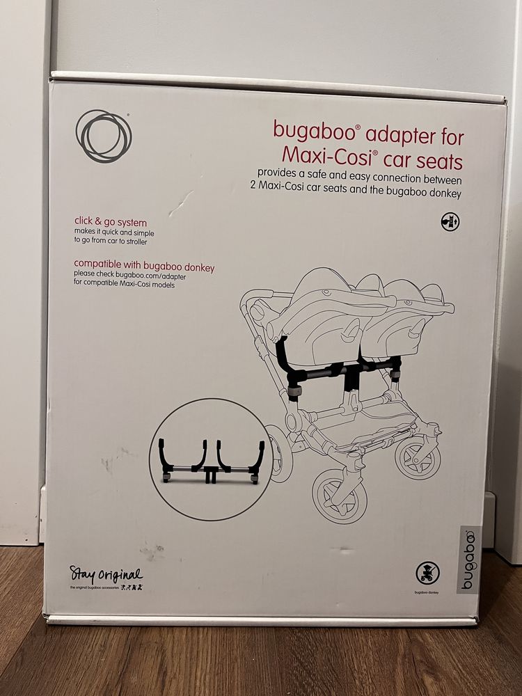 Bugaboo Donkey adapter for Maxi-Cosi car seat - twin