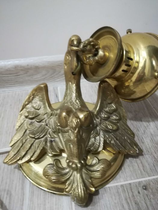 kolekcjonerski stylowy mosiężny Kinkiet "orzeł" -Okazja