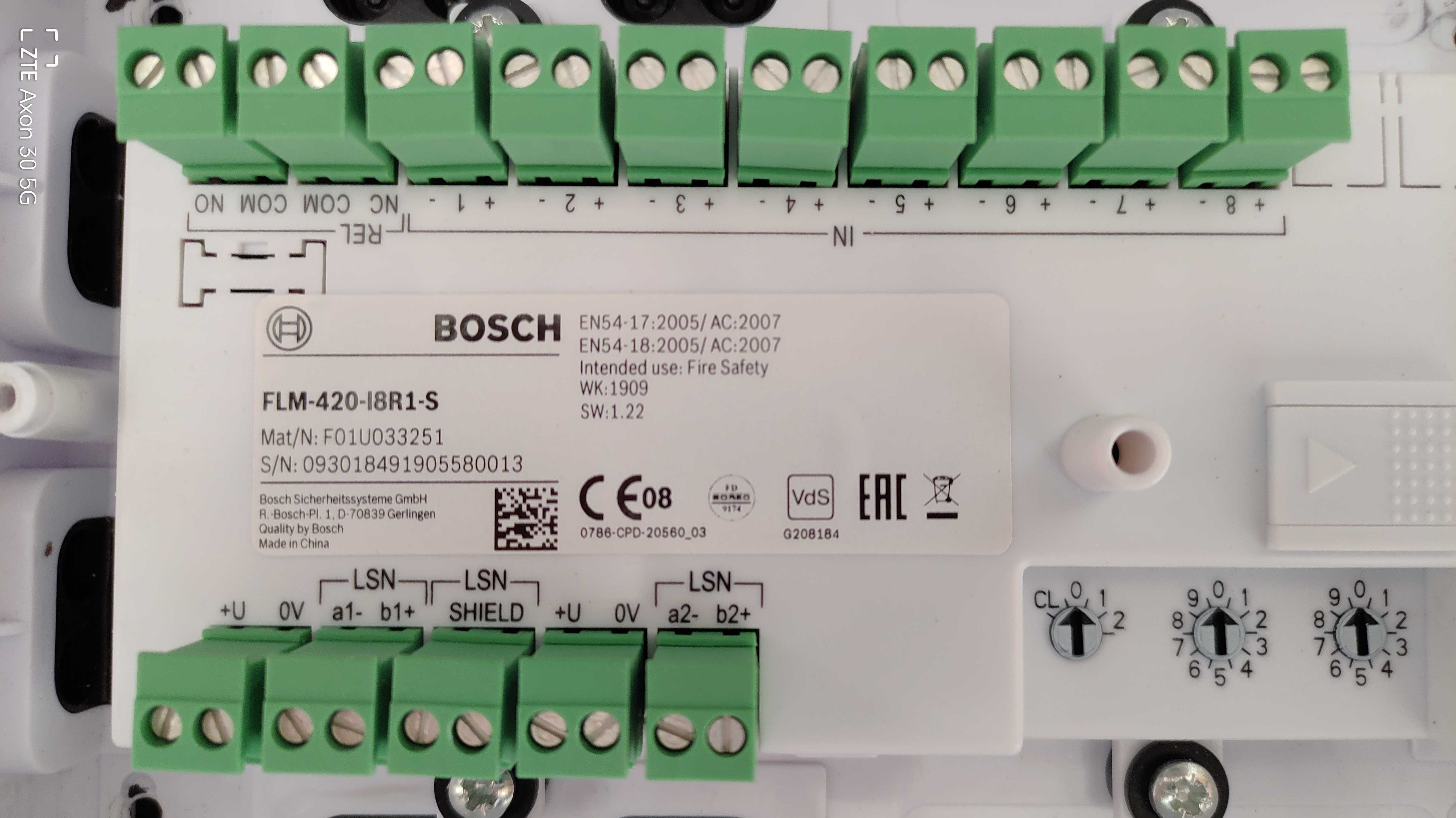 Moduł 8-wyjściowy Bosch FLM-420-I8R1-S