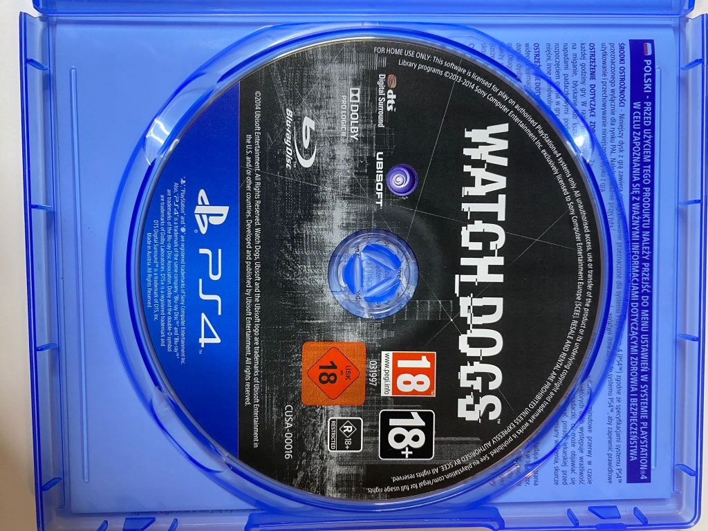Gra Watch Dogs PS4