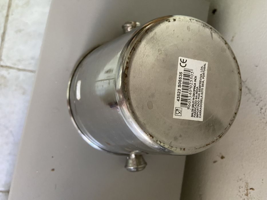 Terrina inox e balde gelo