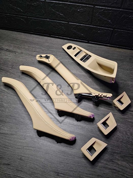 Pack TOTAL Puxadores Pele Porta Interior BMW F10 F11 18 Série 5 -NOVOS