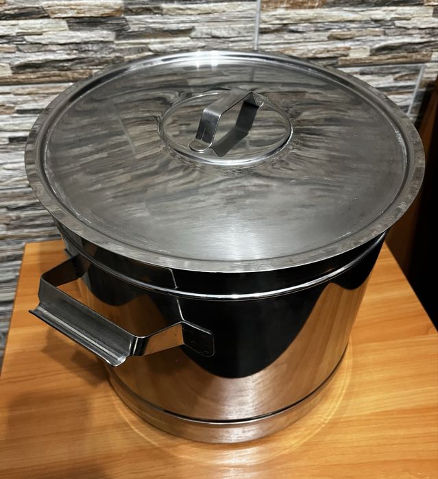 Кастрюля нержавейка СССР 20 л. нержавеющая сталь. Качество! Редкость!