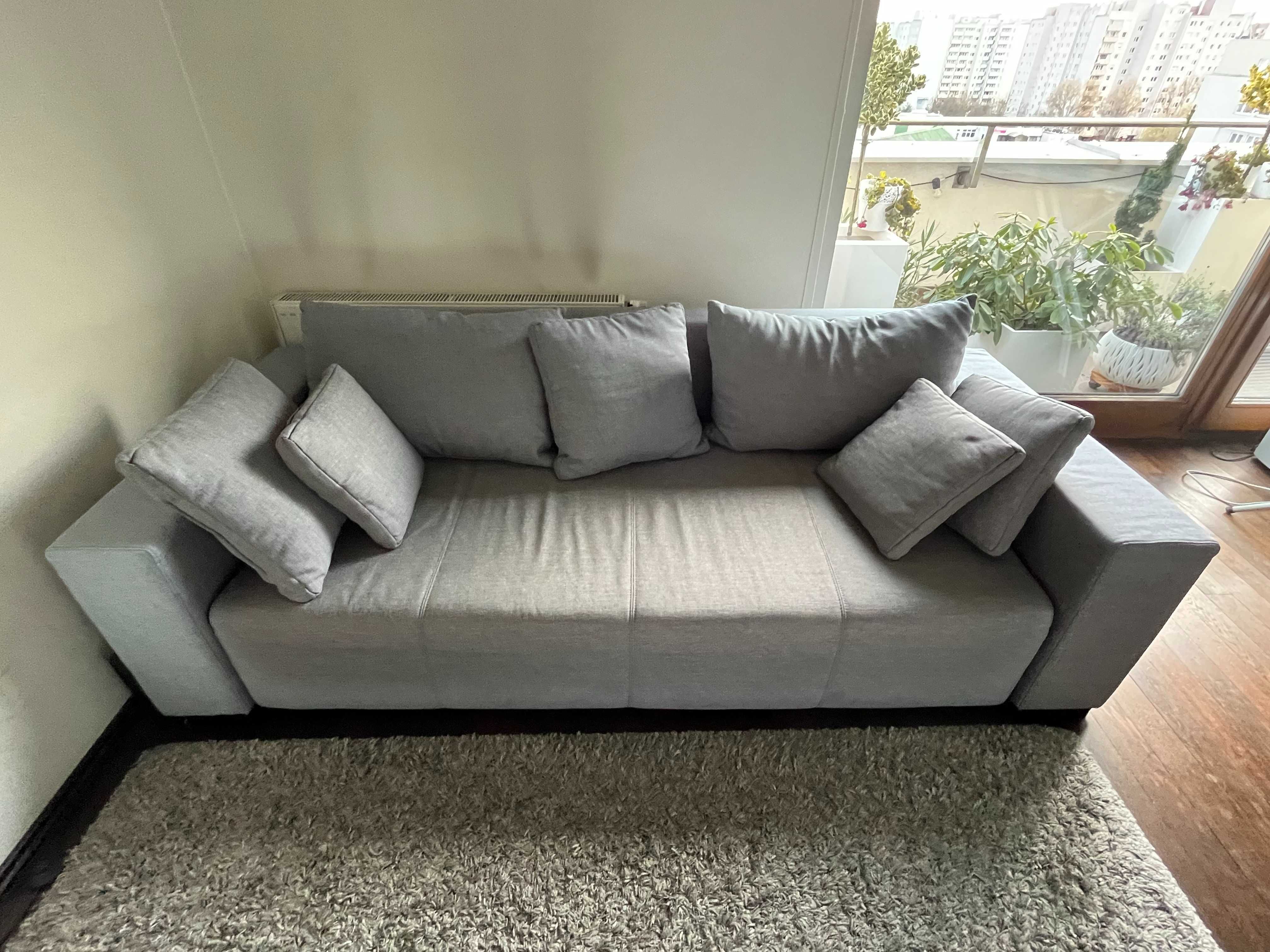 Sofa / Kanapa rozkładana kolor szary - odbiór W-wa Bemowo