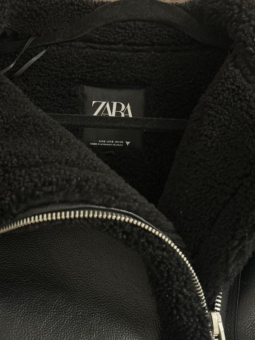 Куртка дубльонка бомпер Зара, куртка жіноча Zara