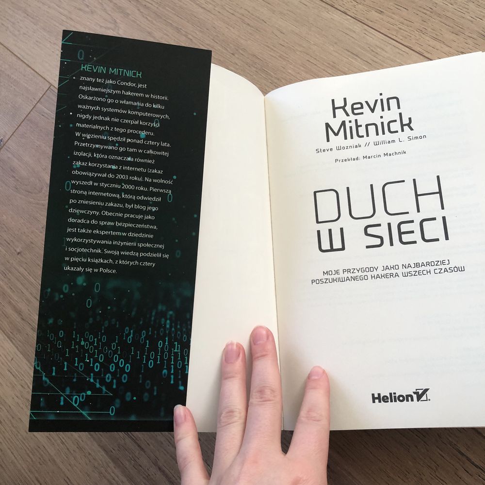 Książka Duch w sieci - Kevin Mitnick