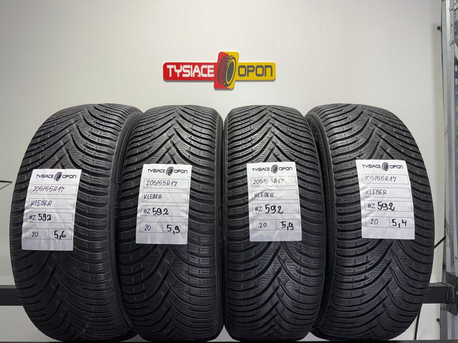 Opony Zimowe 205/55/17 Kleber KrisalpHP3 Komplet #592