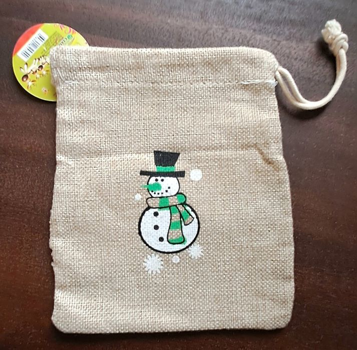 Saquinho de Natal novo com etiqueta