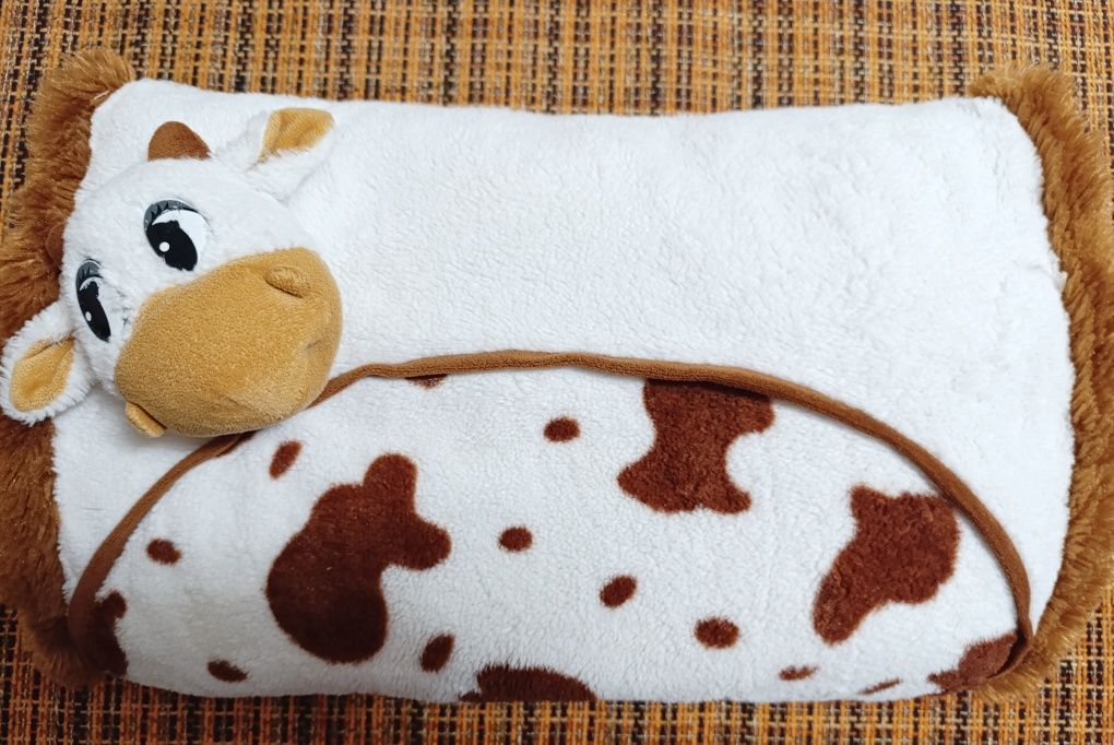Подушка игрушка коровка