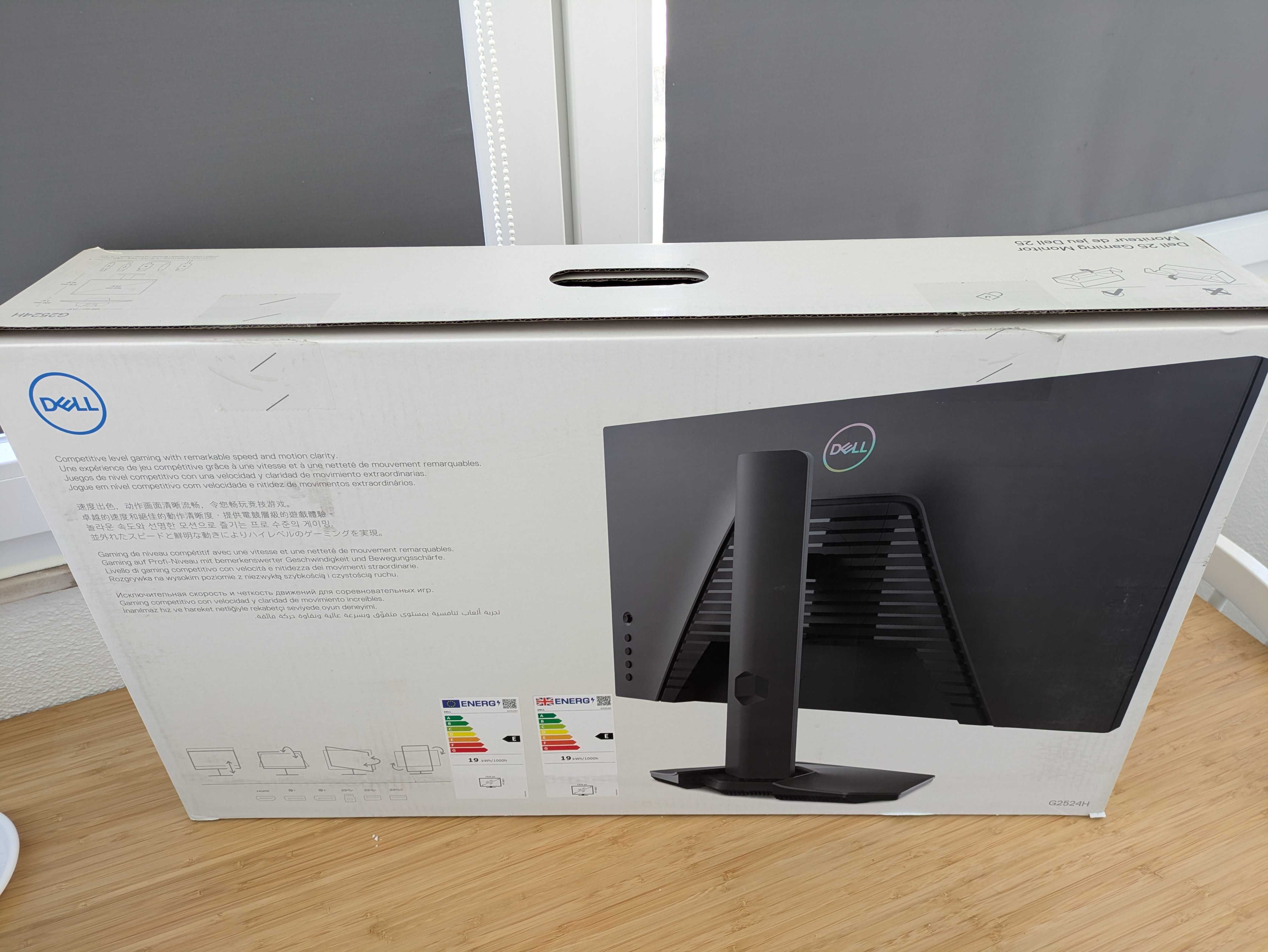 Monitor Gaming Dell G2524H 280Hz G-sync como novo com caixa original