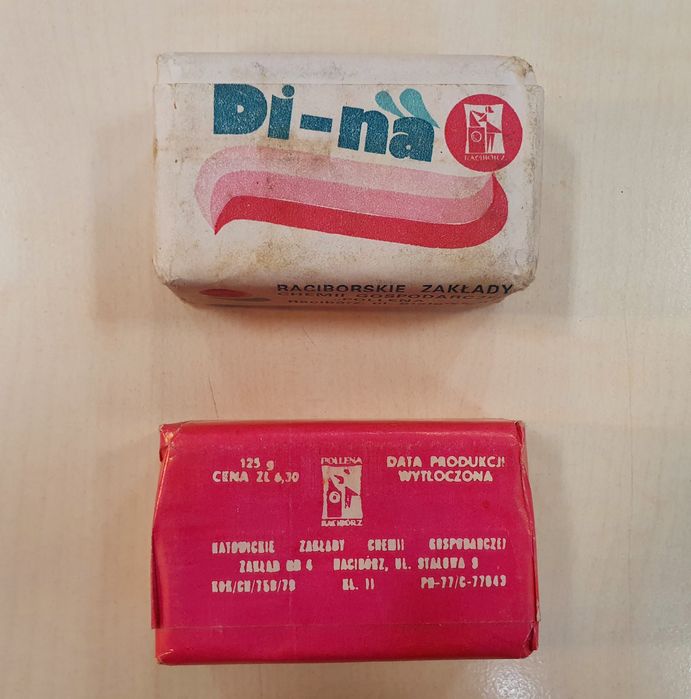 Mydełka z PRL lata 70-80 2szt. ForYou, Di-Na,