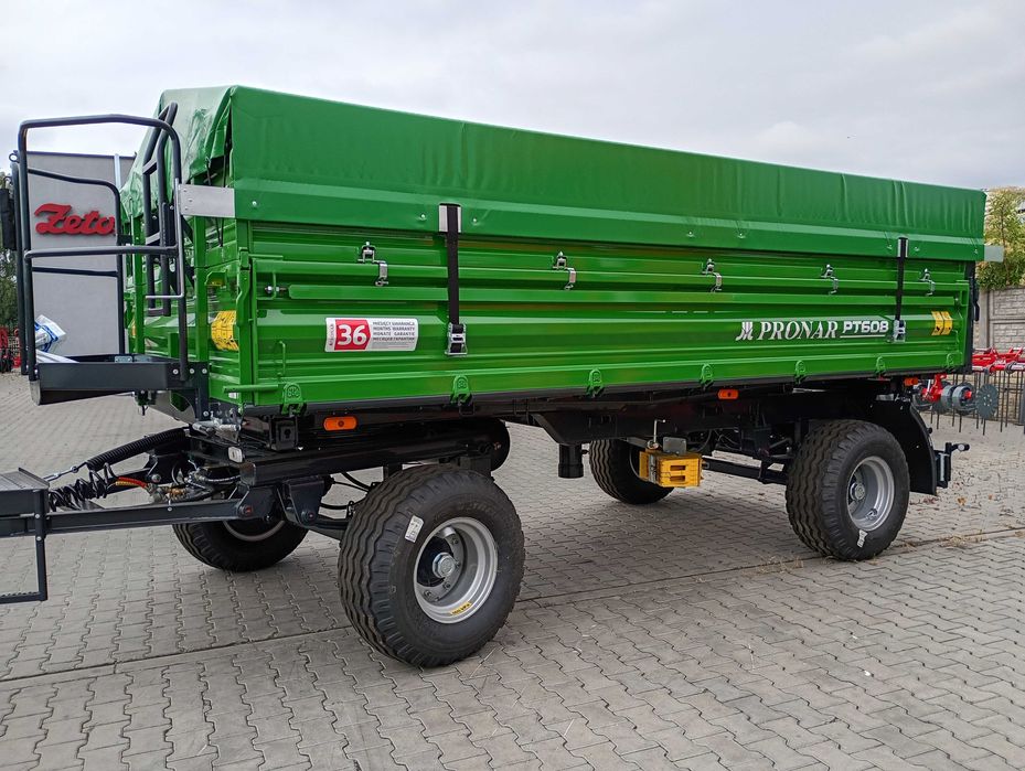 Przyczepa paletowa PRONAR PT608 - 8 ton - MODEL 2025 - cena PROMOCYJNA