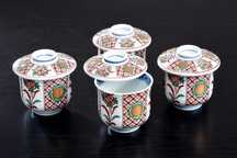 Japońska ceramika vintage - filiżanki Chawan Mushi