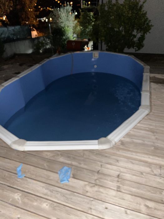 Piscinas de chapa aço