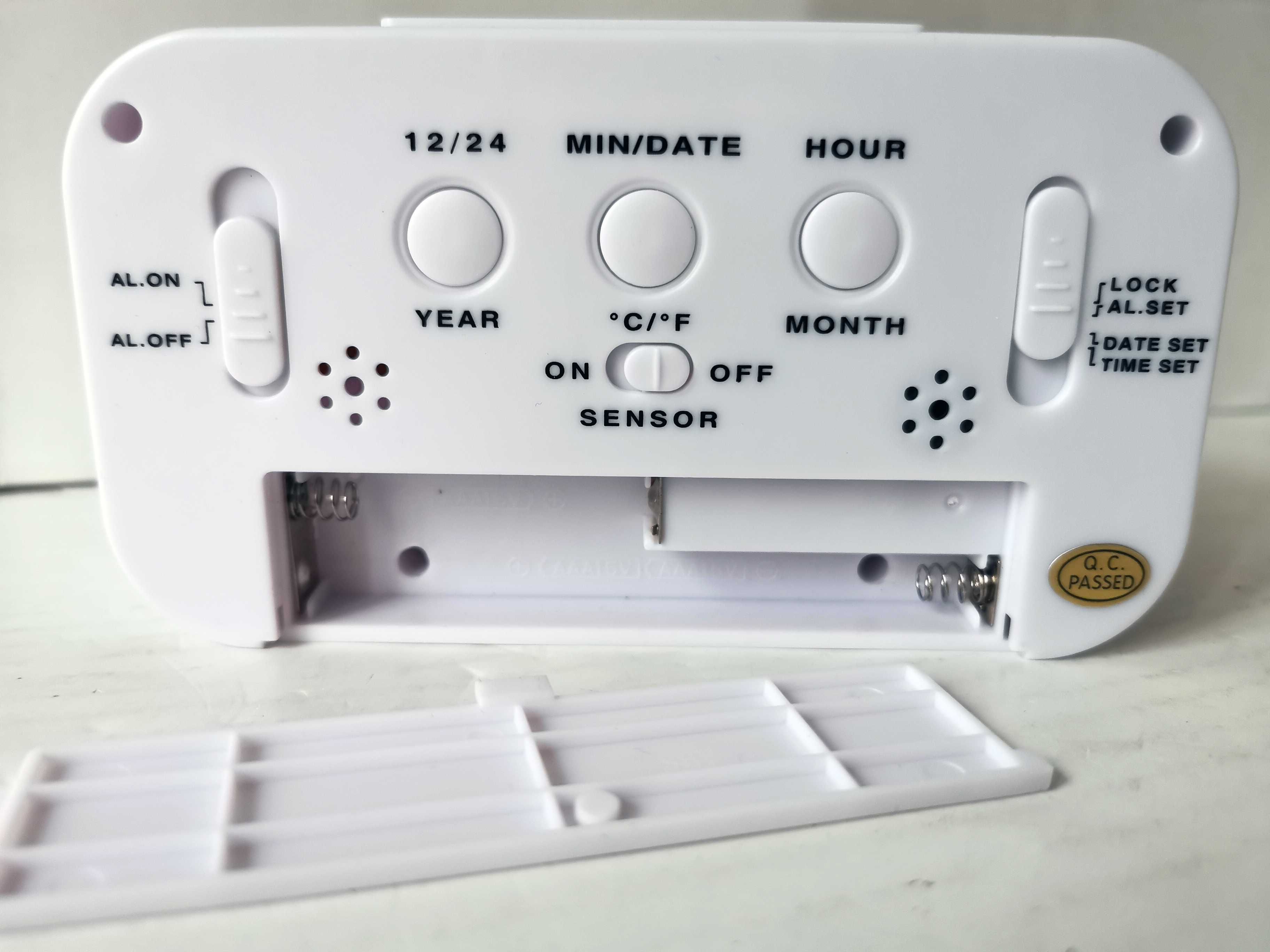 Budzik Cyfrowy Zegar LED Jsdoin ADLQ0285 Termometr Podświetlenie Alarm