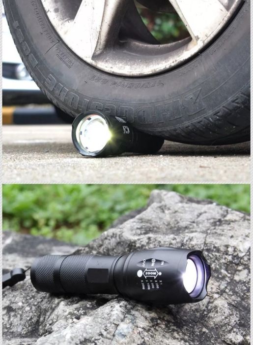 Lanterna tática LED T6 1000 lumens