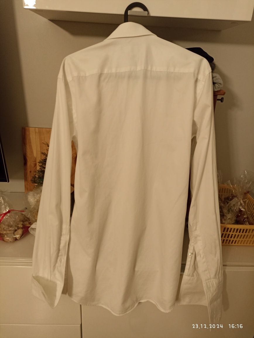 Biała koszula Vistula 38 two-ply 176-182 cm na spinki
