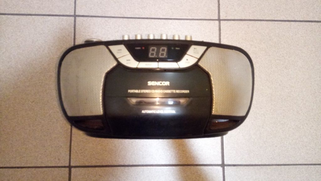 Radiomagnetofon, CD, Sencor spt 207