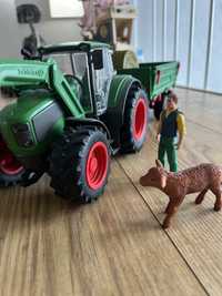 Traktor z przyczepą schleich 42379