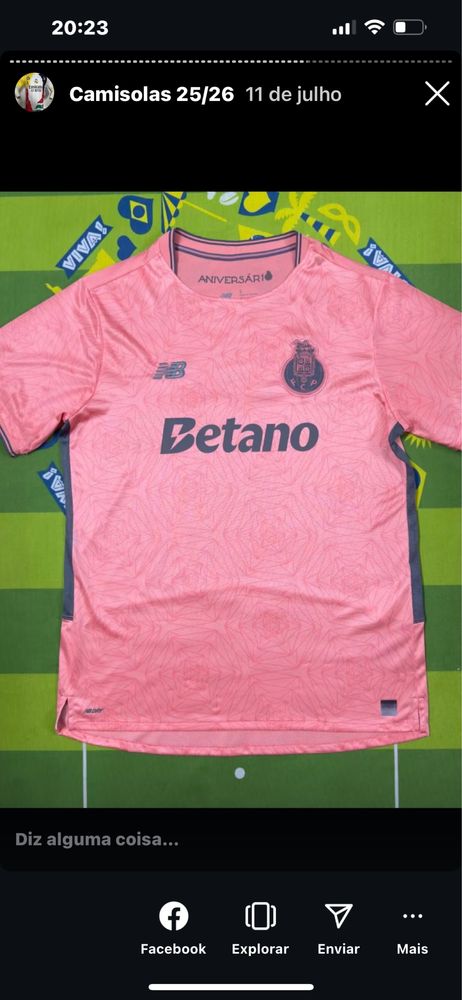 Camisolas de clubes
