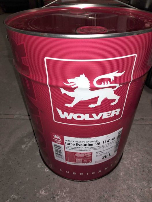 Олива WOLVER Turbo Evolution 15W-40 20л