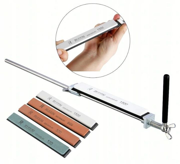 Profesjonalna Ostrzałka Osełka Do Noży 4 Kamienie