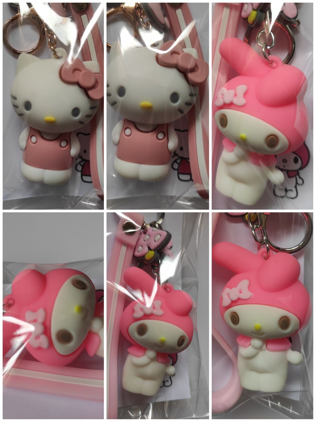 Porta chaves Hello Kitty Melody Cinnamoroll Keroppi