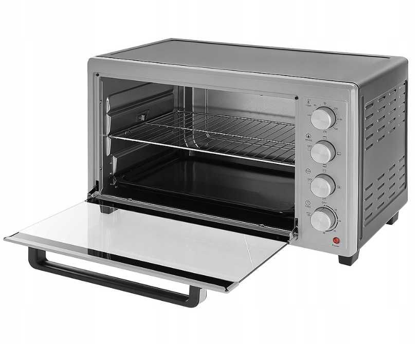 Mini PIEKARNIK ELEKTRYCZNY 45L Rożno + Termoobieg Grill Wolnostojący