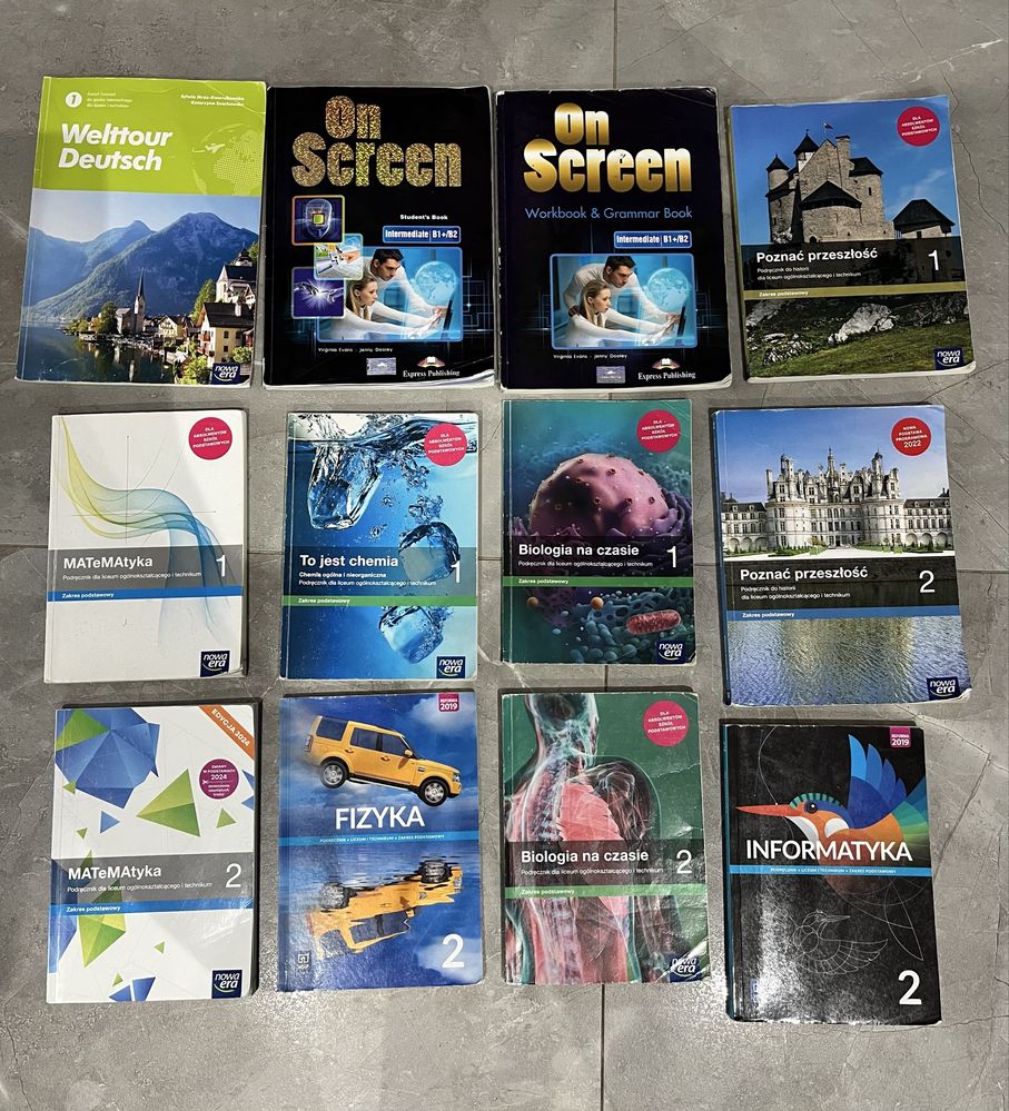 Sprzedam podreczniki do 1 i 2 klasy