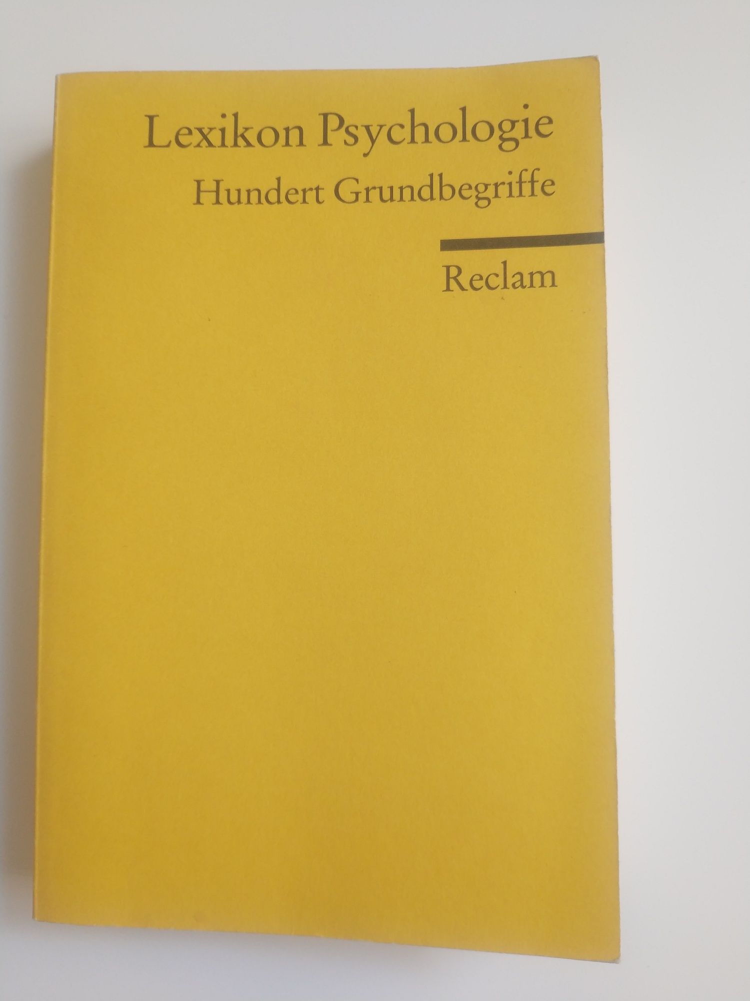 Książka Lexikon Psychologie Hundert Grundbegriffe po niemiecku