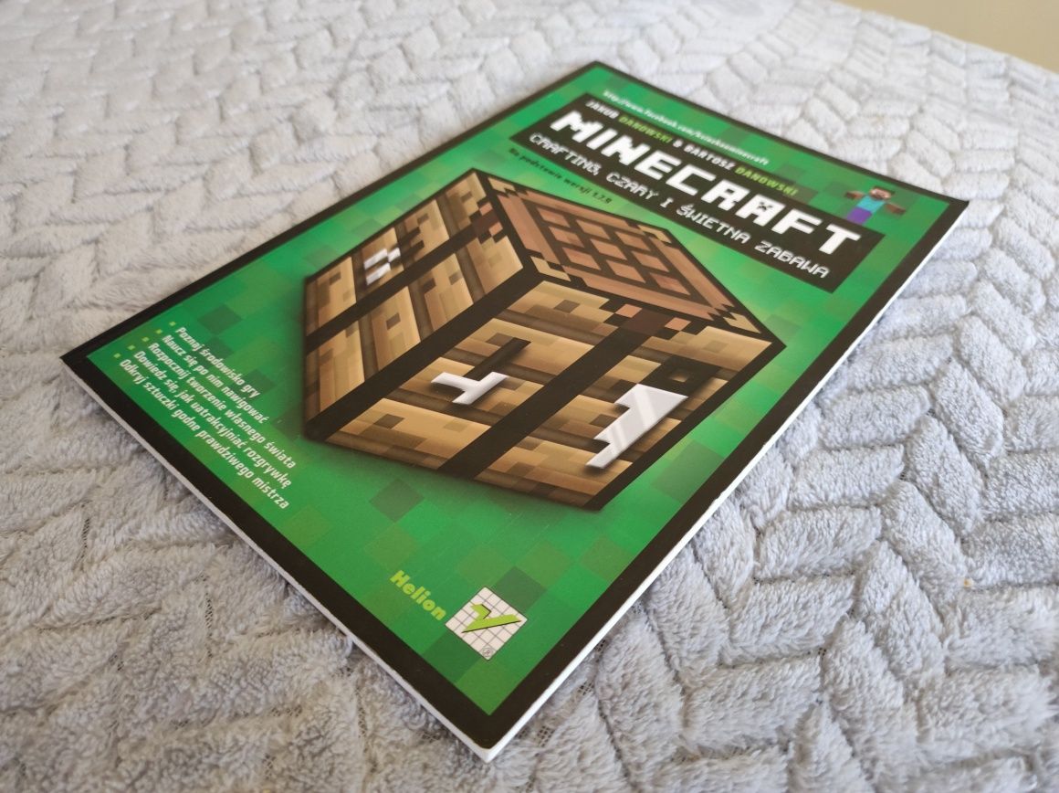 Książka Minecraft crafting, czary i świetna zabawa. Danowski JAK NOWA