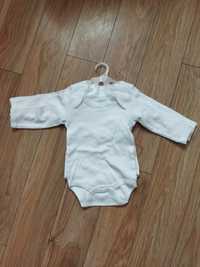 Body niemowlęce białe, mogą być na chrzest, 3 sztuki
