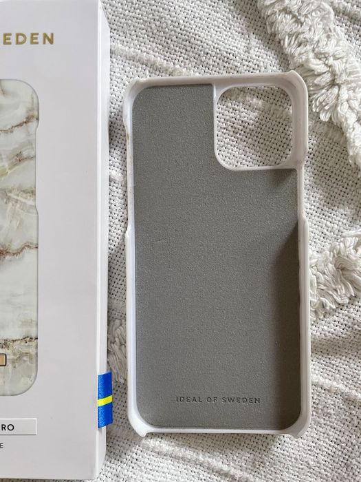 Etui na iphone 12 & 12 pro Ideal of Sweden Golden pearl marble, marmur