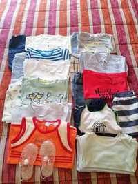Pack de roupa de menino 12-18 meses verão