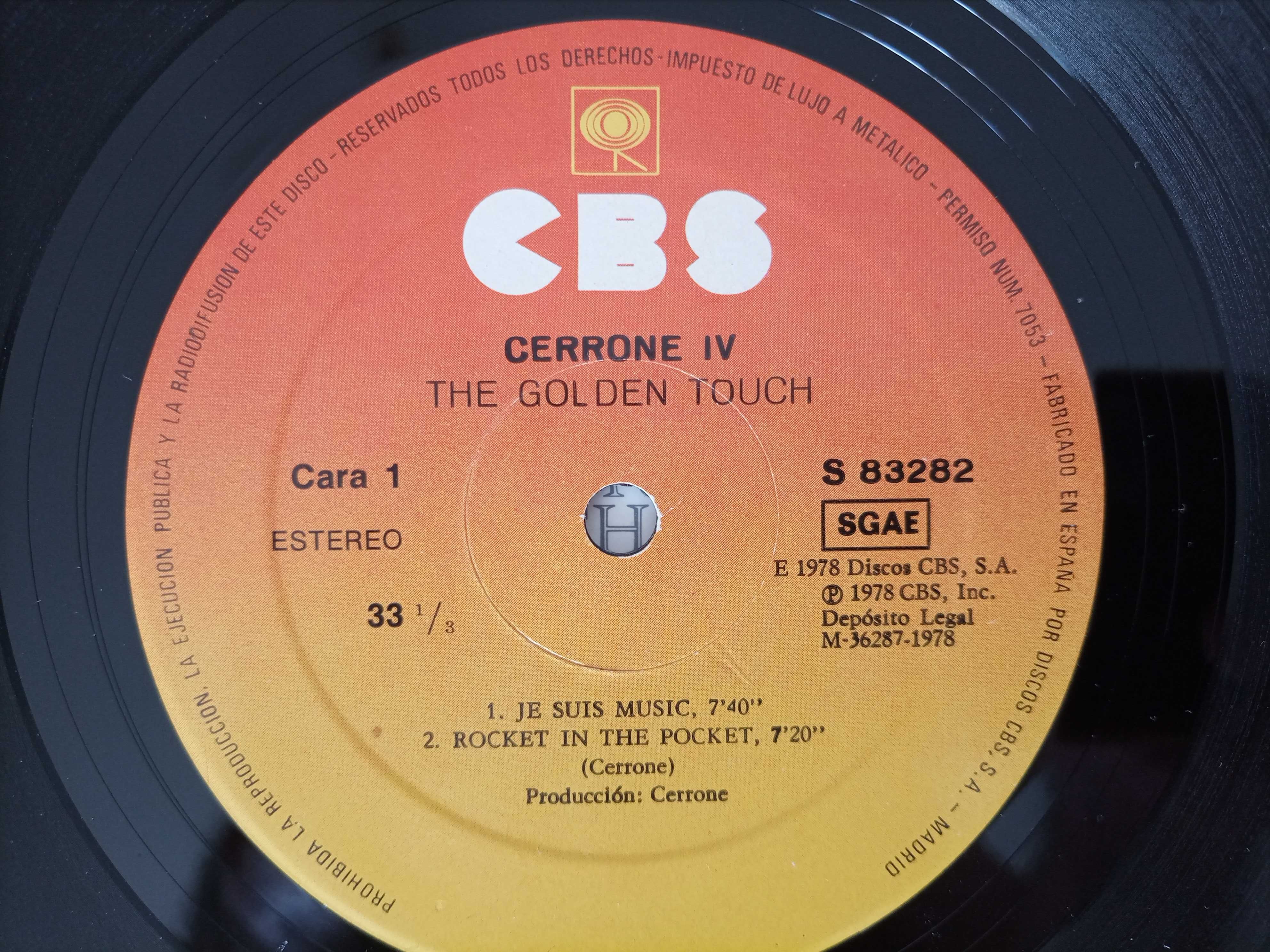 LP винил CERRONE - Love in C Minor, IV - The Golden Touch