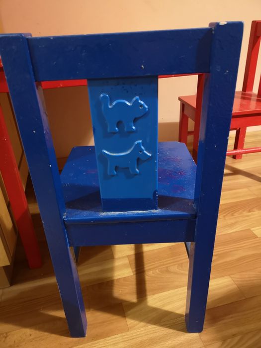 Детский стол, стулья, Ikea Kritter, дитячий стілець