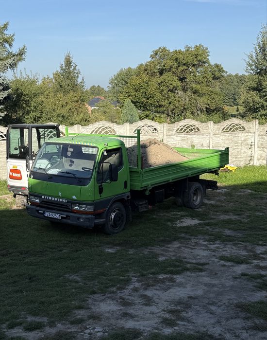 Transport wywrotka-bus