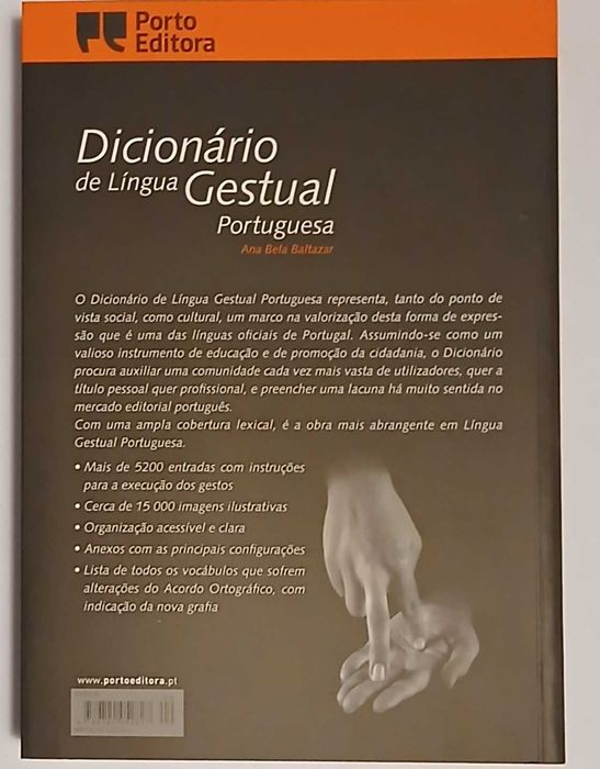Dicionário de Língua Gestual Portuguesa (de Ana Bela Baltazar)