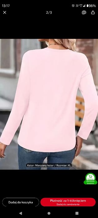 Bluzka z długim rękawem